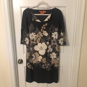 Tory Burch Floral Silk Dress sz 10